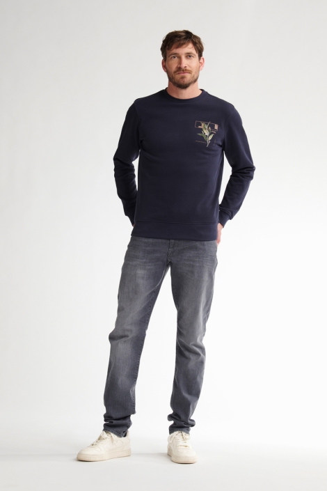 Petrol Industries men sweater round neck print